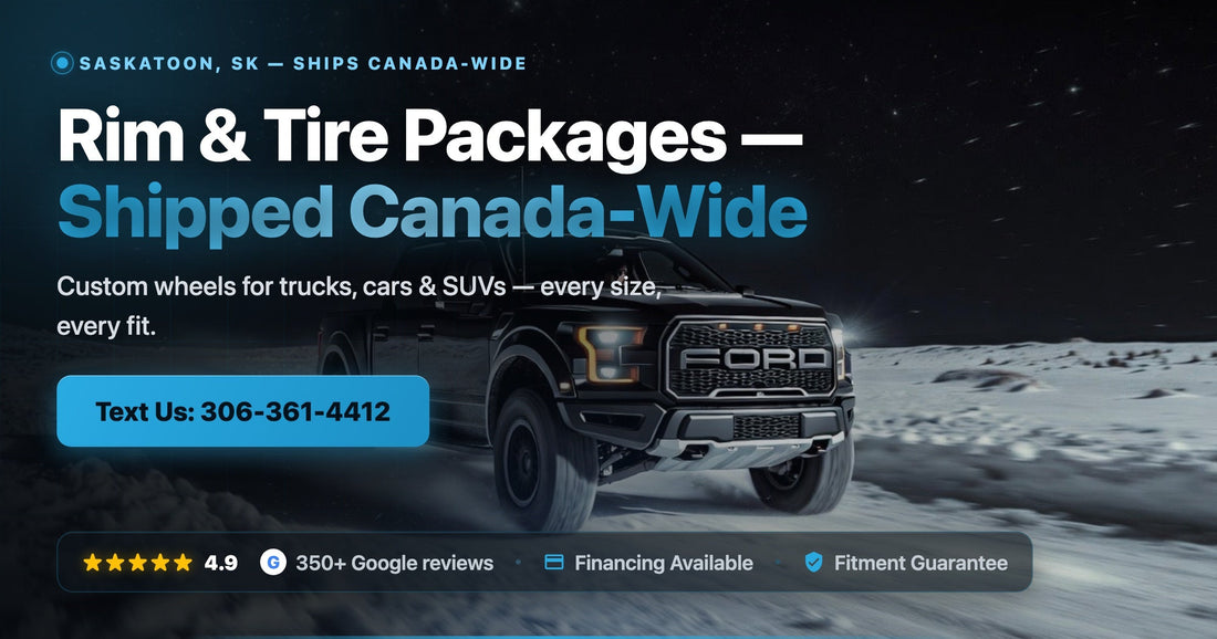 R&T Sales rims and tires, Saskatoon