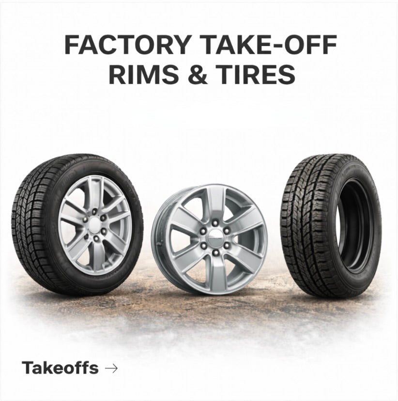 Factory Take-Off Rims & Tires