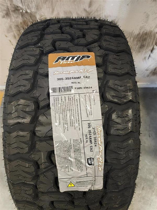 305/35/24 Amp TERRAIN PRO A/T XL All Weather Tires