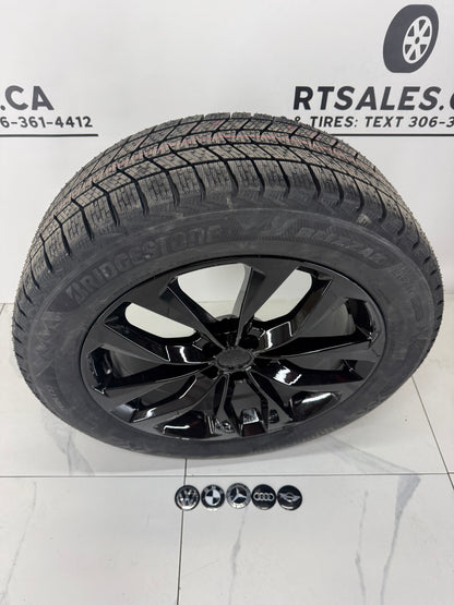 Bridgestone Icepeak Winter Tires on 18" Black RT Rims 5x112