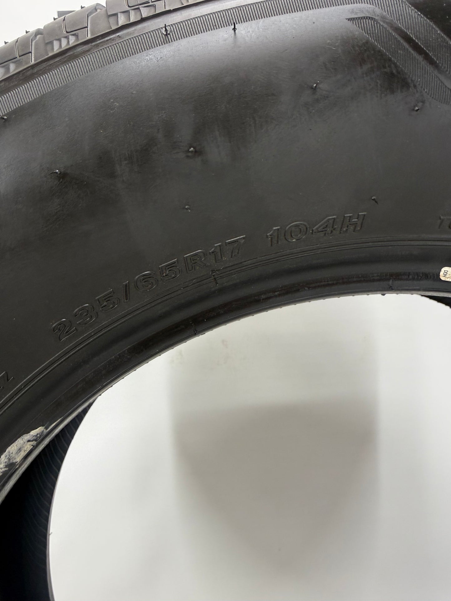 235/65R17 Bridgestone Alenza Sport A/S All Season Tires (Takeoffs)