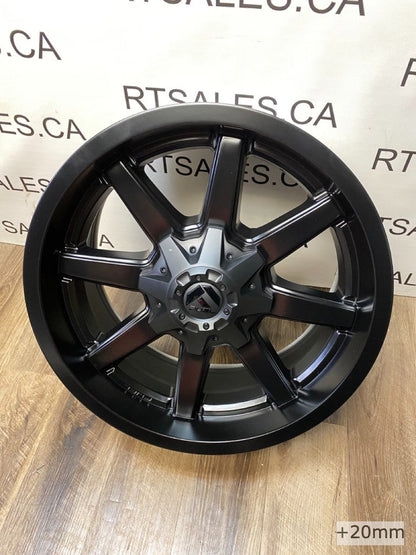 18x9 Fuel Maverick Rims 8x180 +1