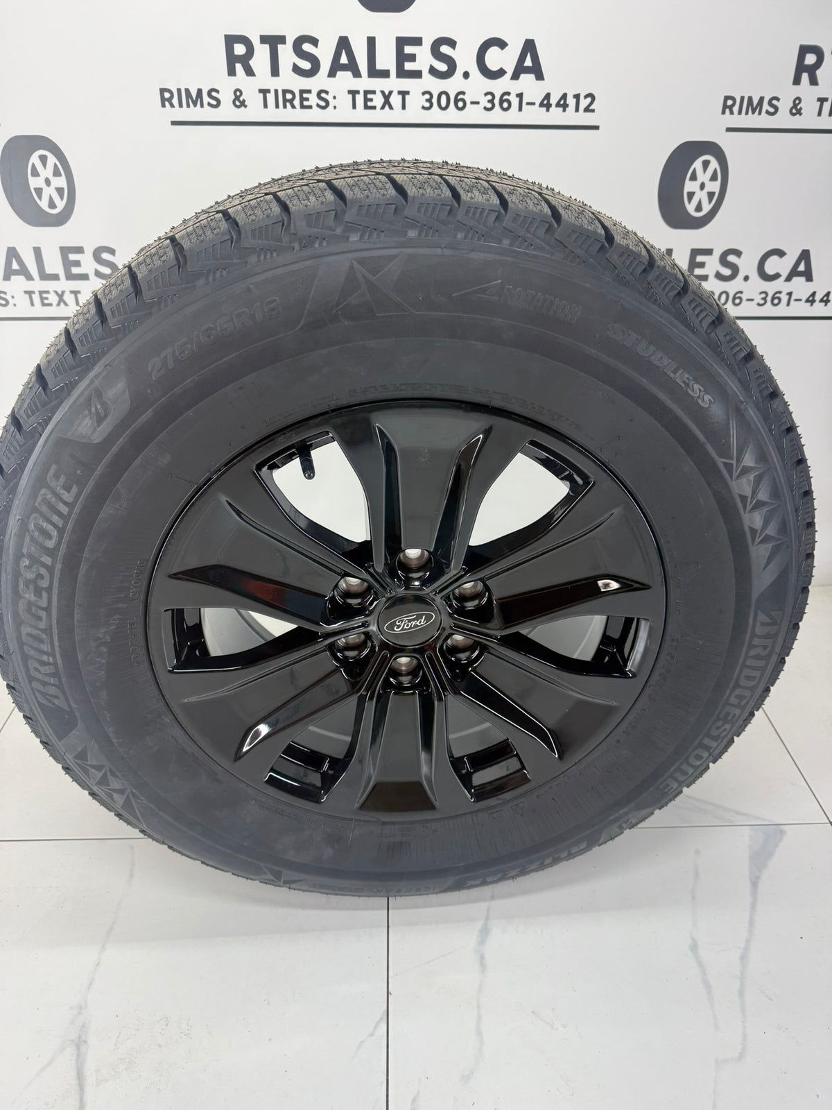 Bridgestone Blizzak Icepeak Winter Tires on 17", 18", or 20" Ford F-150 Rims