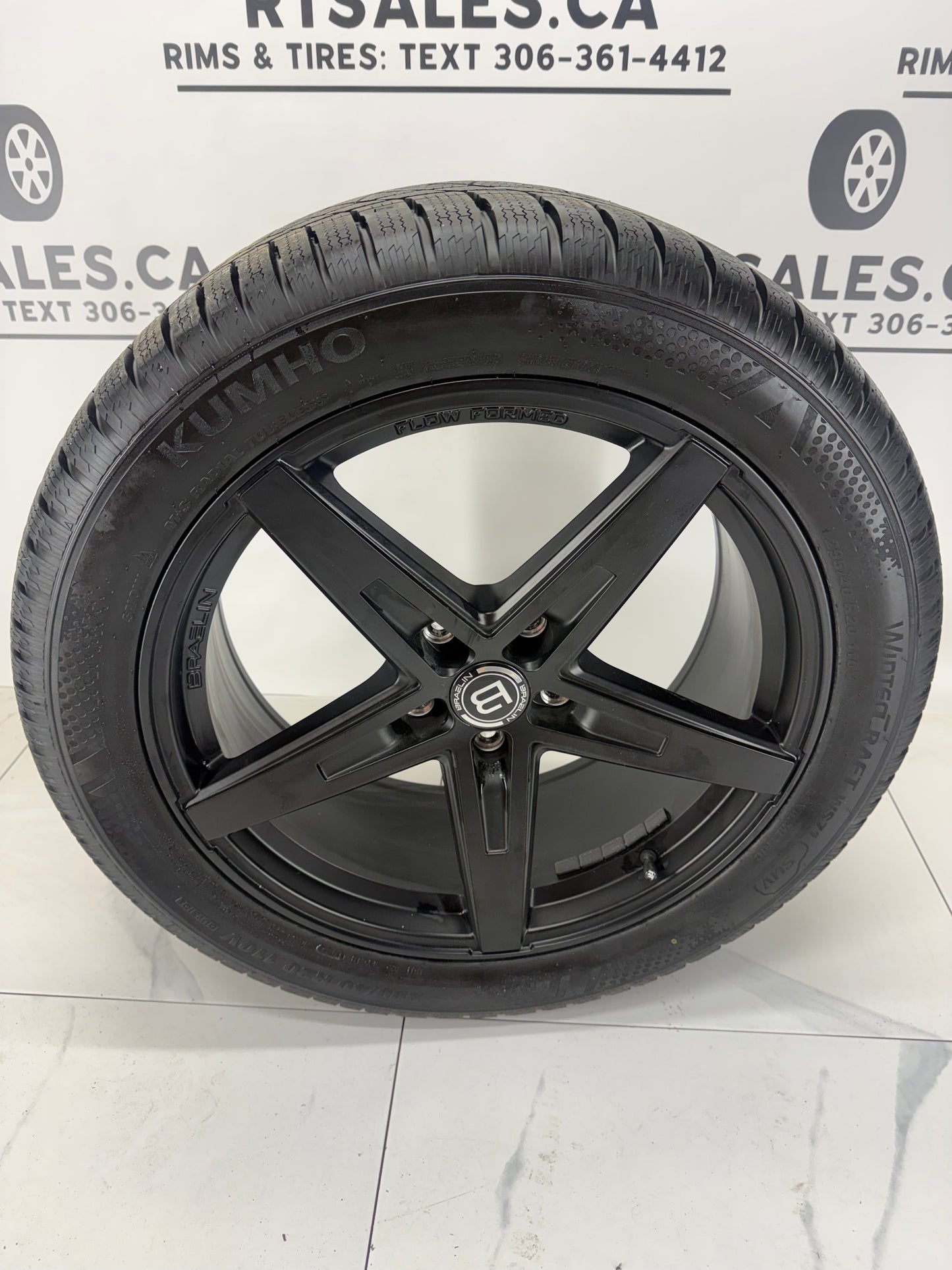 295/40/20 Kumho Winter Tires on 20" Braelin Rims - Audi Q7, Porsche Cayenne, VW Touareg (Takeoffs)