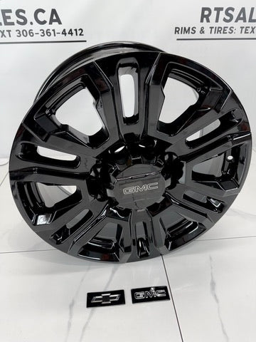 8×180 Black Denali Replica Rims – 18" & 20"
