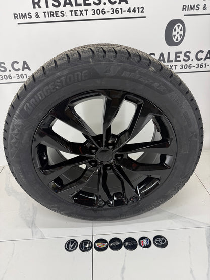 Bridgestone Icepeak Winter Tires on 17" or 18" Black RT Rims 5x120