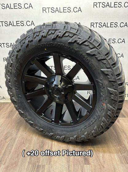 35x12.5x20 MT tires & rims 8x170 Ford F-350 SuperDuty