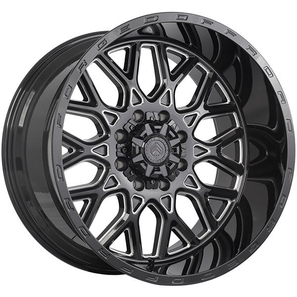 22x12 XR109 Rotary Forged  Gloss Black Milled