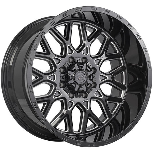 22x12 XR109 Rotary Forged  Gloss Black Milled