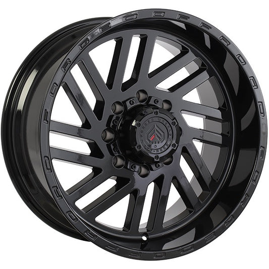 20x10 XR107 Rims 8x165.1 Gloss Black