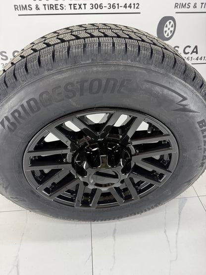 275/65/20 Bridgestone Blizzak Winter Tires on 20" Ford Super Duty Replica Rims 8x170
