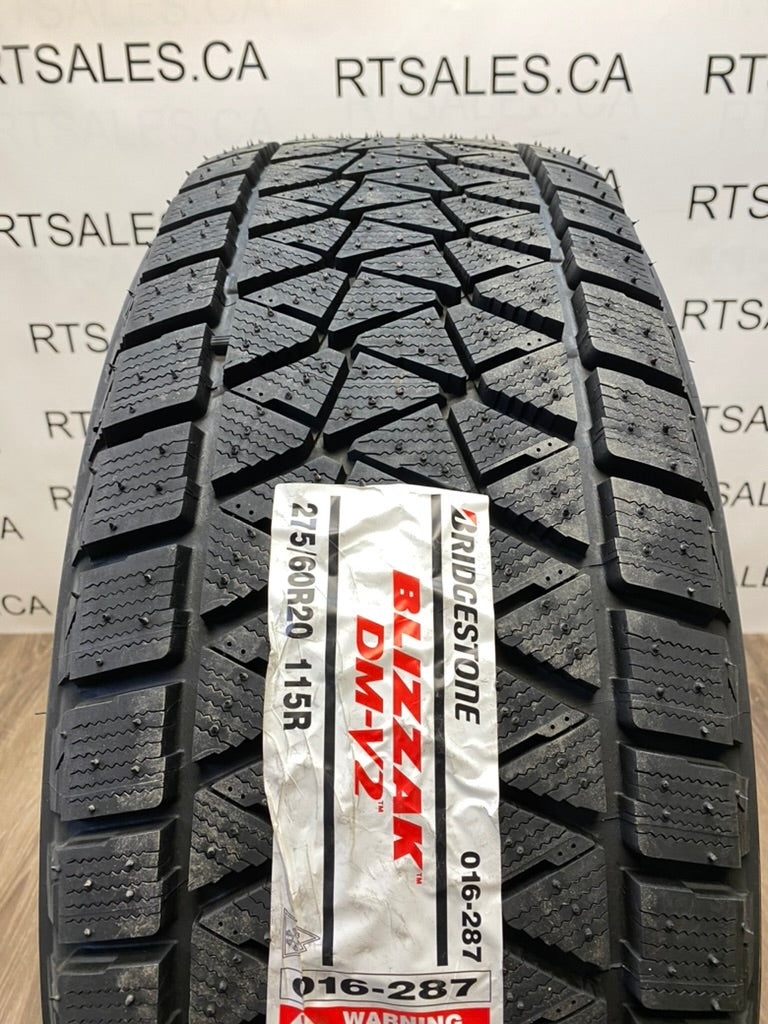 275/60/20 Bridgestone BLIZZAK DM-V2 Winter Tires - R&T Sales 