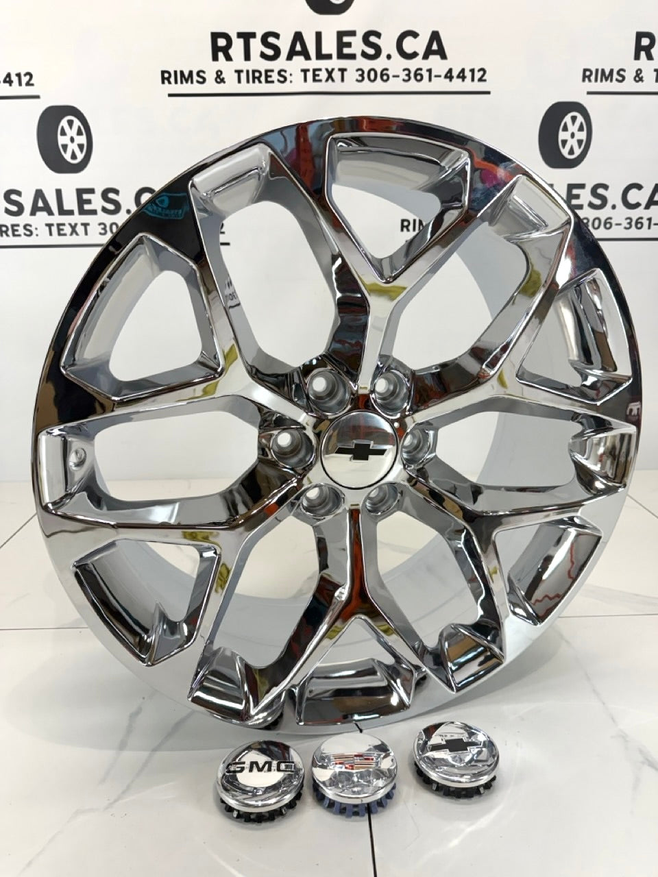 6×139.7 Chrome Snowflake Replika Rims – 20" & 22"