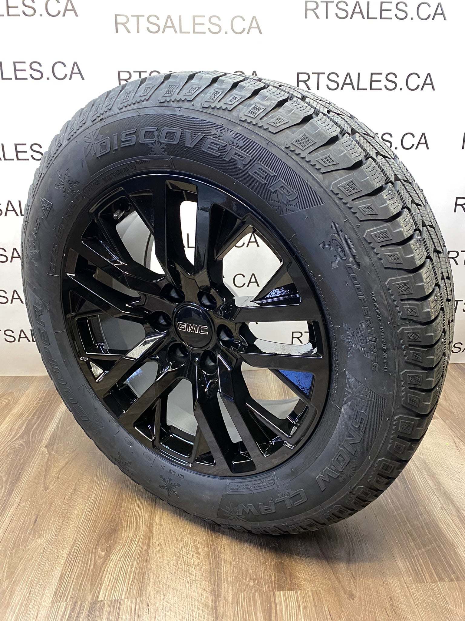 275/60/20 Cooper Winter tires on rims Chevy GMC 1500 - R&T Sales 