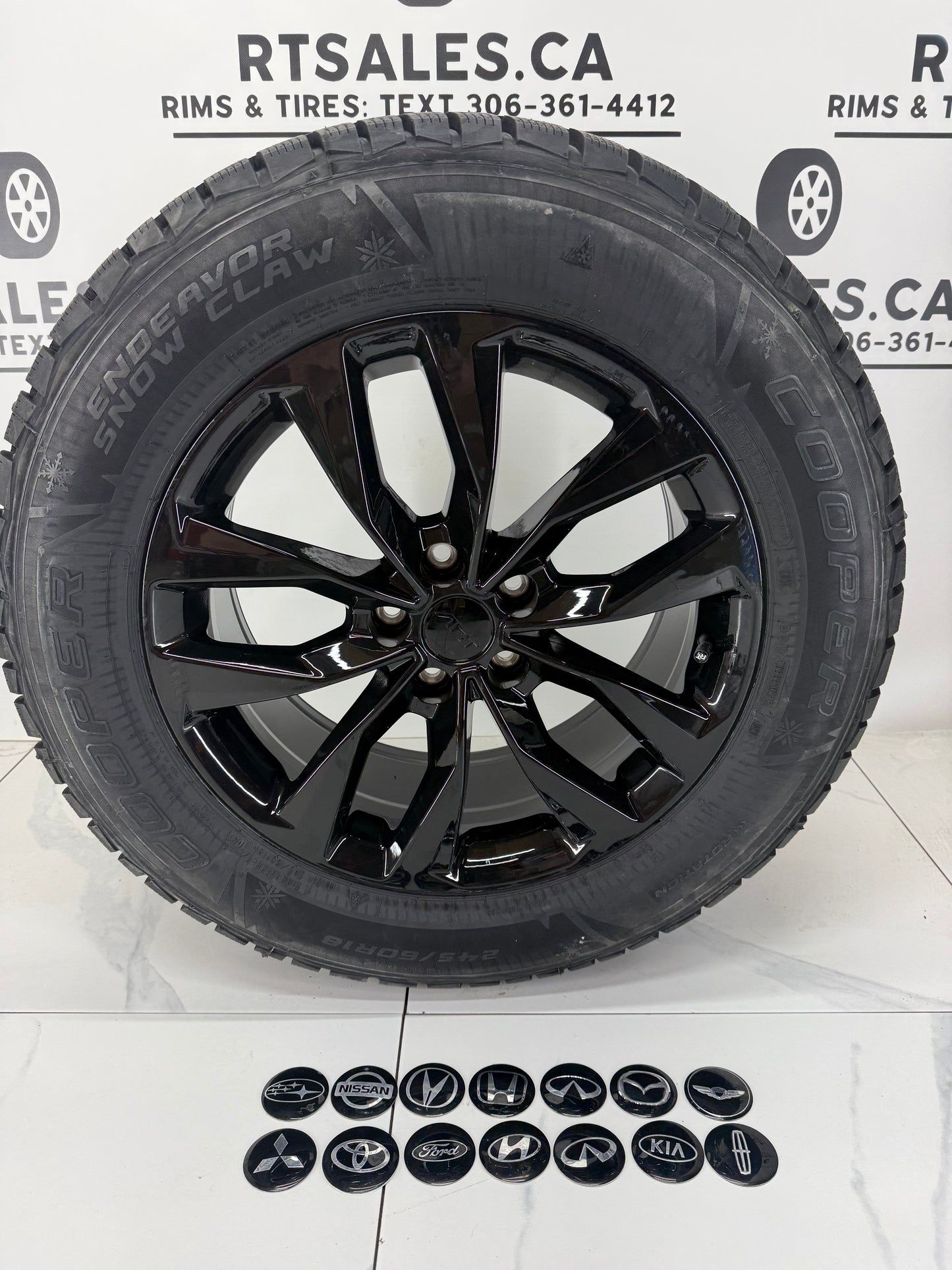 Cooper Endeavor Snow Claw Winter Tires on 16", 17", 18", 19", 20" RT Rims 5x114.3