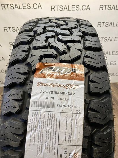 275/70/18 amp tires Fuel Rims 6x135 6x139.7