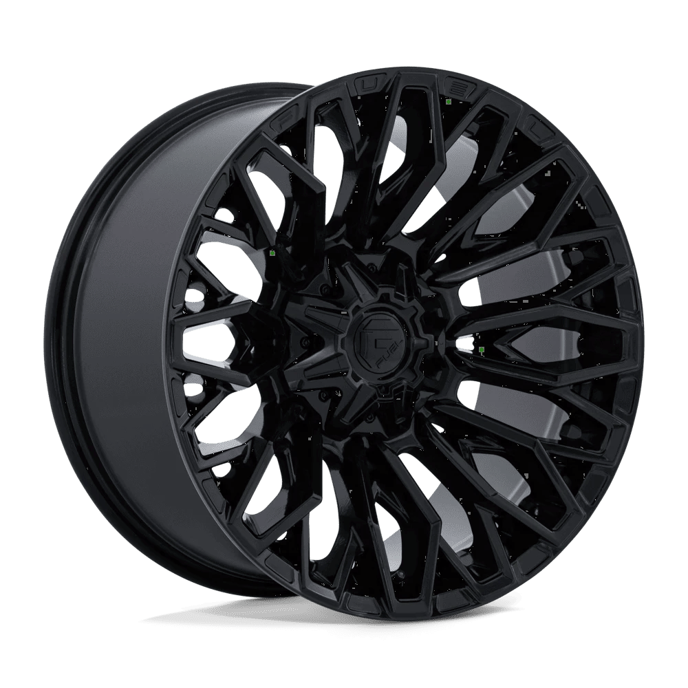 20x10 Fuel Strike Gloss Black Rims 6x135, 6x139.7 -18mm — Gloss Black