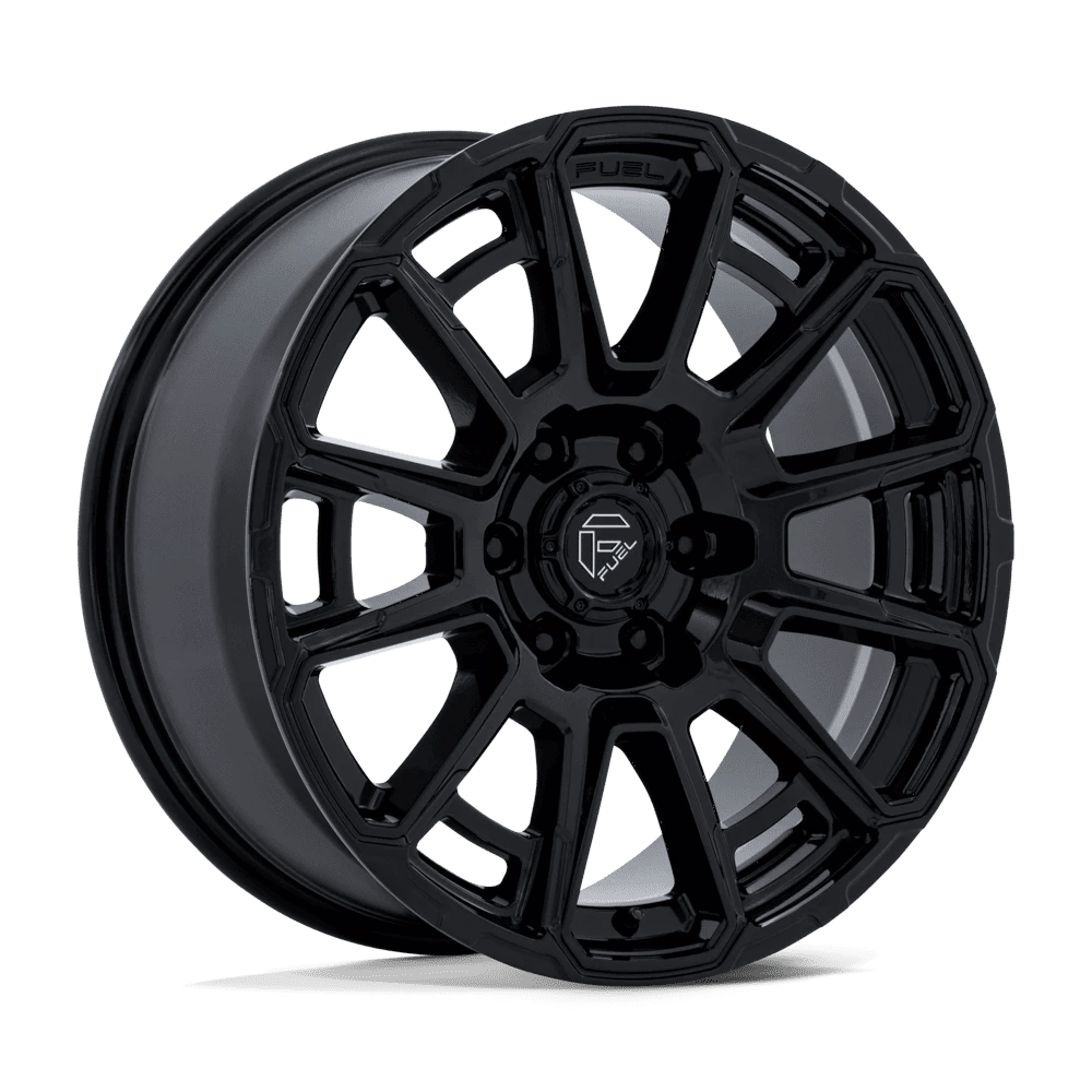 20x9 Fuel Foxhound Gloss Black Rims 6x139.7 +1mm — Gloss Black