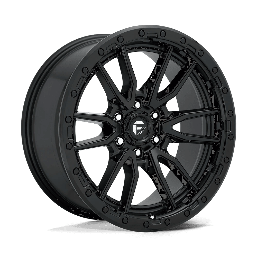 20x9 Fuel Rebel Matte Black Rims 6x139.7 +20mm — Matte Black