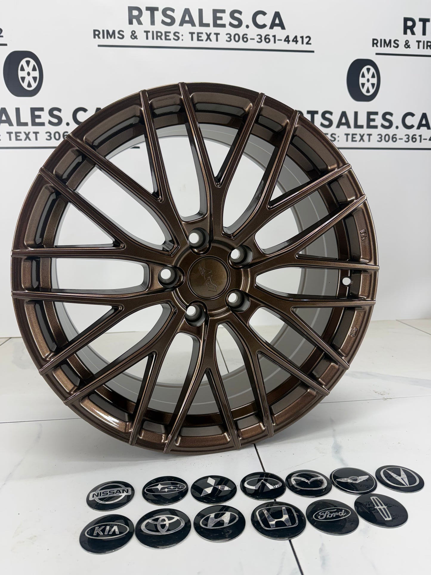 5x114.3 Dai Rims Gloss Bronze 17", 18"