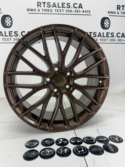 5x114.3 Dai Rims Gloss Bronze 17", 18"