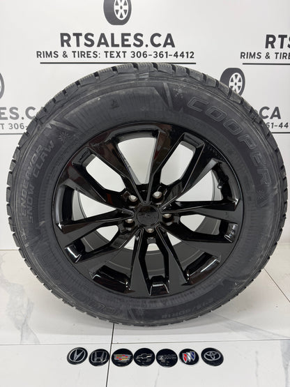 Cooper Endeavor Snow Claw Winter Tires on 19" or 20" Black RT Rims 5x120