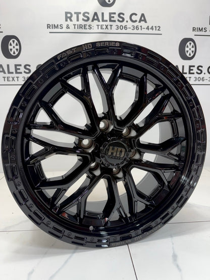 6×139 Black Fast Muramasa Rims – 17", 18", 20"