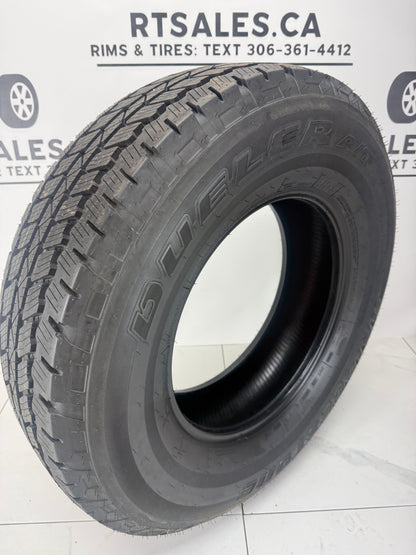 Bridgestone Dueler A/T RH-S 255/75R17 sidewall and tread angle — new takeoff tire