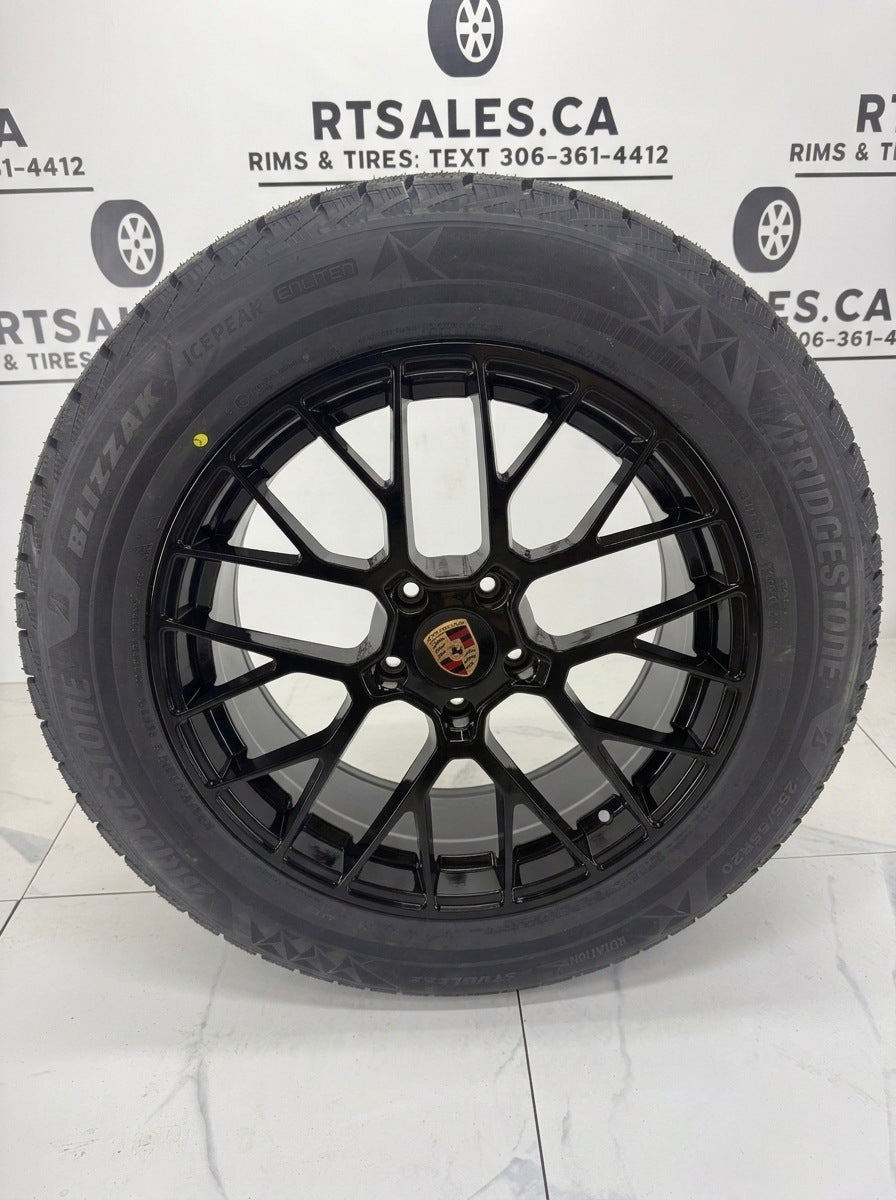 255/55/20 Bridgestone Blizzak Icepeak Winter Tires 20" Rims 5x130 Porsche Cayenne