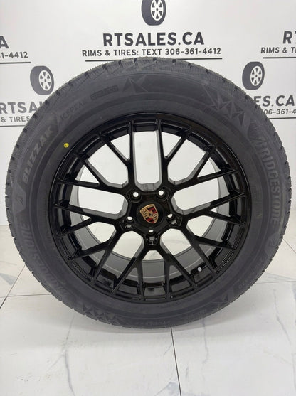 255/55/20 Bridgestone Blizzak Icepeak Winter Tires 20" Rims 5x130 Porsche Cayenne