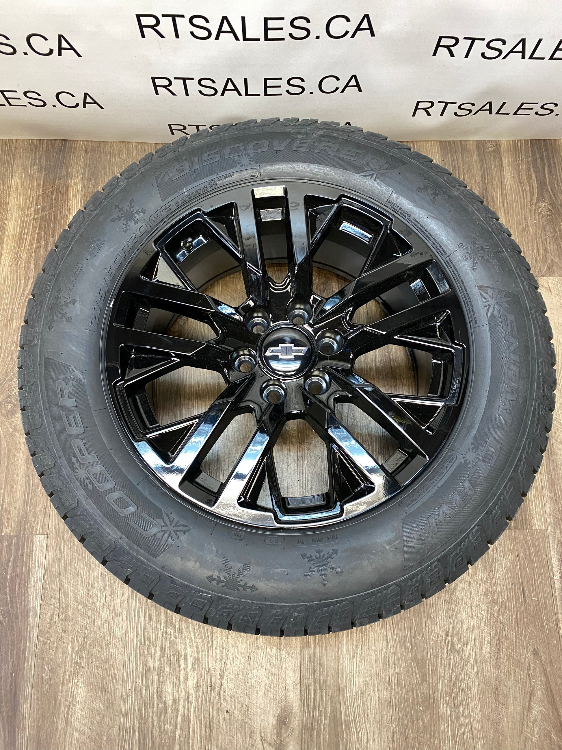 275/60/20 Cooper Winter tires on rims Chevy GMC 1500 - R&T Sales 