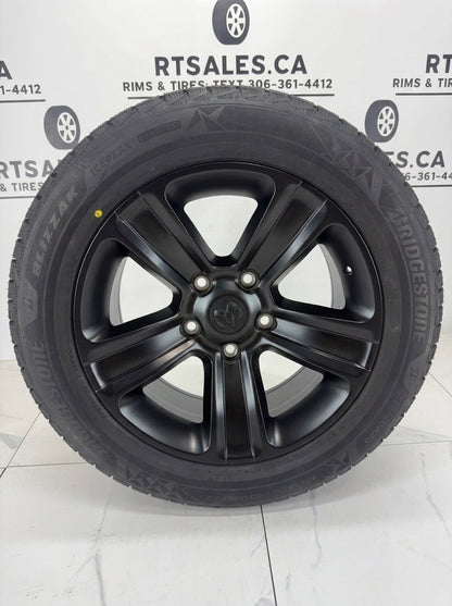275/60/20 Bridgestone Blizzak Icepeak Winter Tires on 20" Dodge Ram Replica Rims 5x139.7