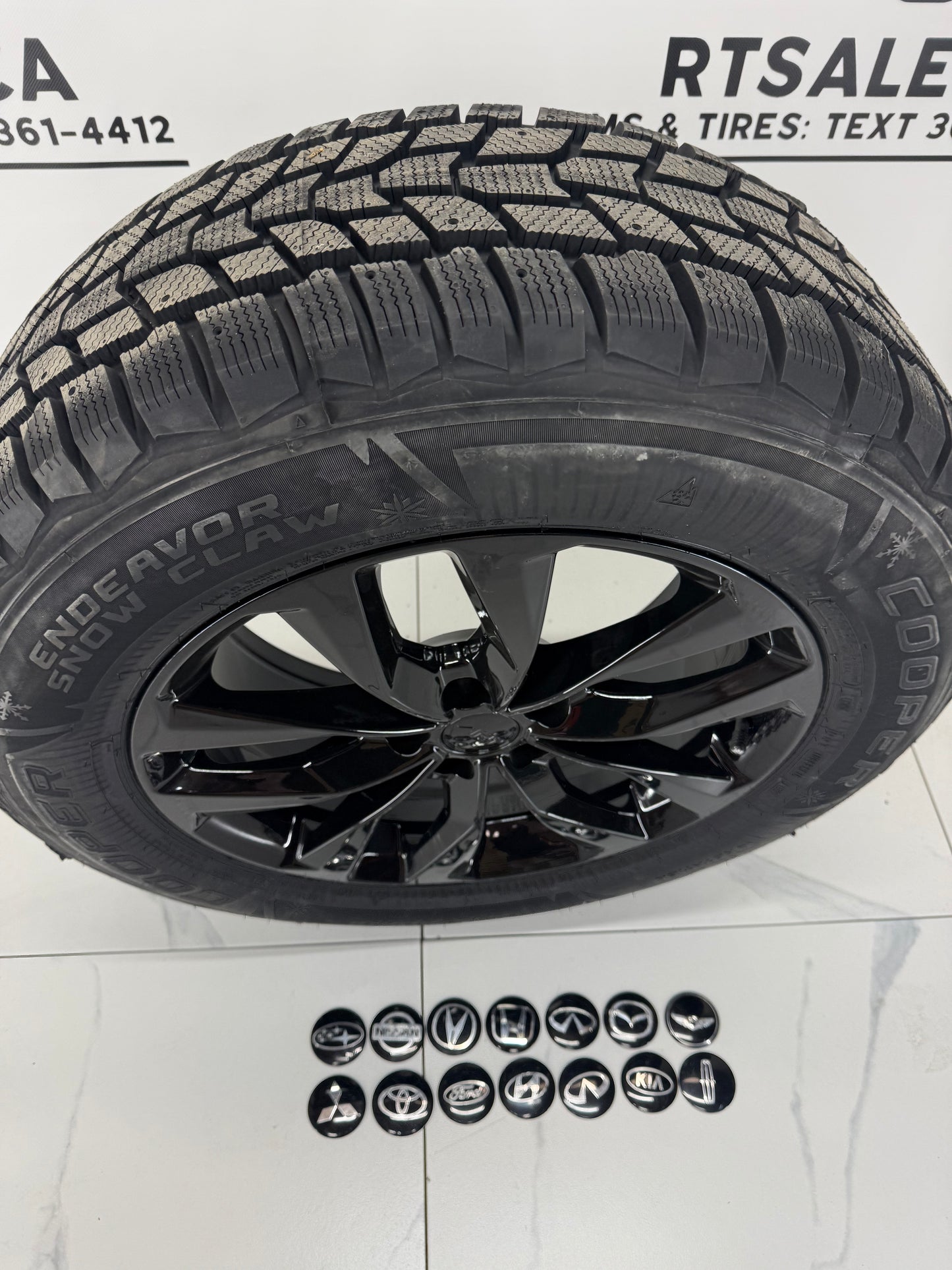 Cooper Endeavor Snow Claw Winter Tires on 16", 17", 18", 19", 20" RT Rims 5x114.3