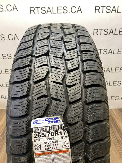 265/70/17 Cooper Winter tires rims Chevy Gmc 1500 6x139