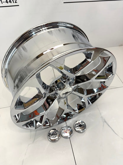 6×139.7 Chrome Snowflake Replika Rims – 20" & 22"