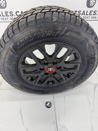 Cooper Endeavor Snow Claw Winter Tires on 18" TRD Rims 6x139.7 - R&T Sales