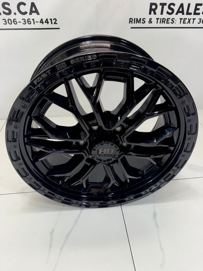 6×139 Black Fast Muramasa Rims – 17", 18", 20"