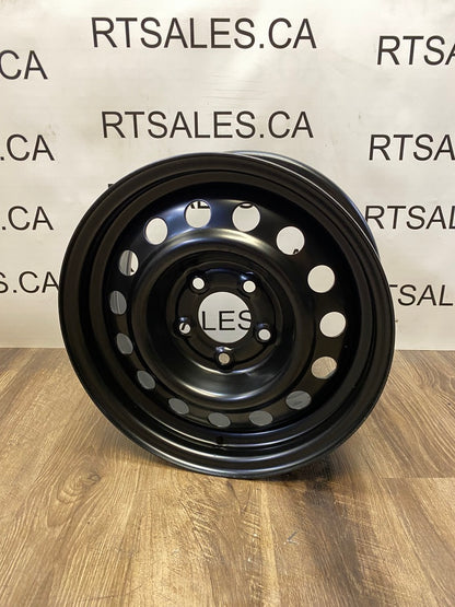 15x6.5 Black Steel Rims 5x114.3