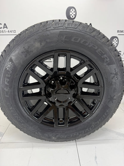 275/65/20 Cooper Snow Claw Winter Tires on 20" Ford Super Duty Replica Rims 8x170
