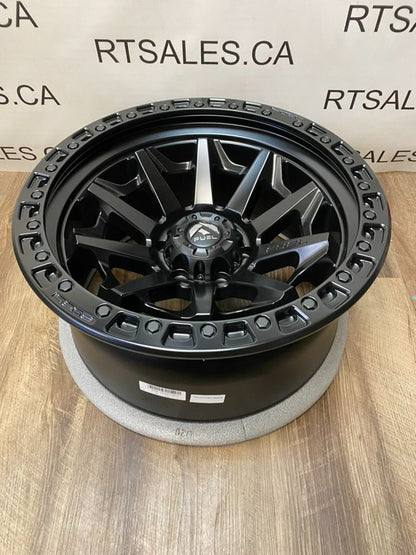 20x10 Fuel Covert Rims 6x139.7