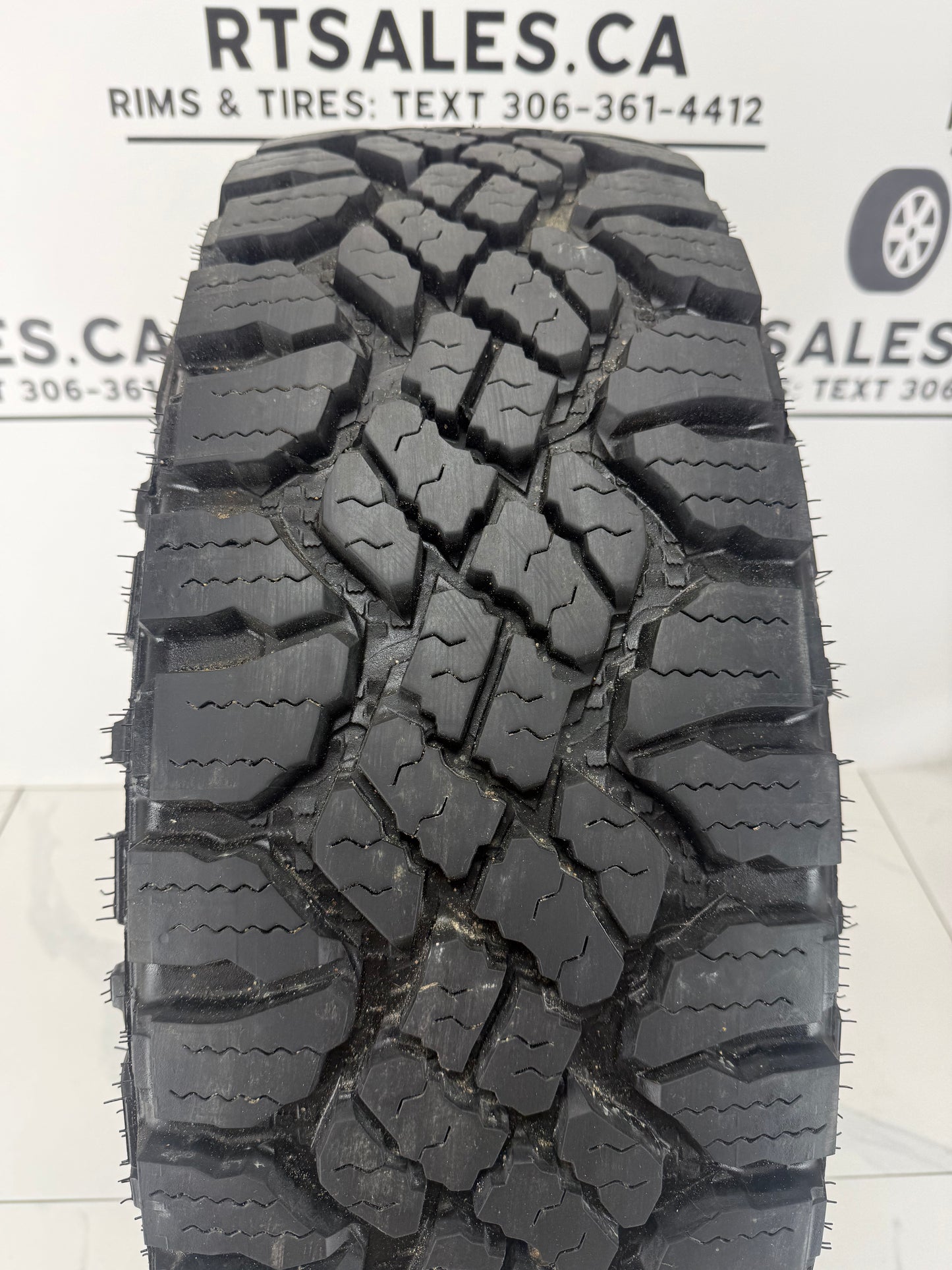 LT285/75R18 10 Ply Goodyear Wrangler Duratrac All Weather Tires (New Takeoffs)