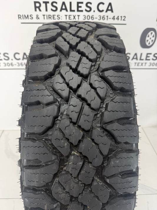 LT285/75R18 10 Ply Goodyear Wrangler Duratrac All Weather Tires (New Takeoffs)