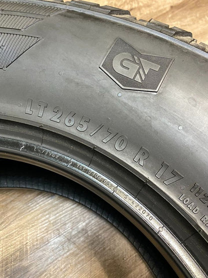 LT 265/70/17 General Grabber All-Weather Tires (Takeoffs)