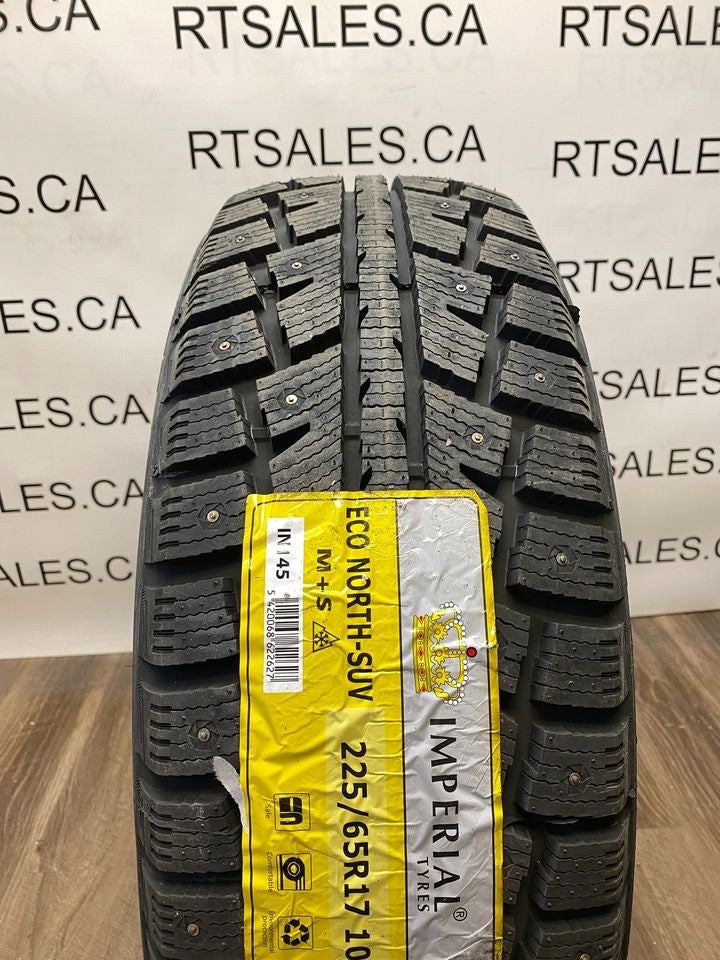 225/65/17 Imperial ECO NORTH SUV STUDDED Winter Tires