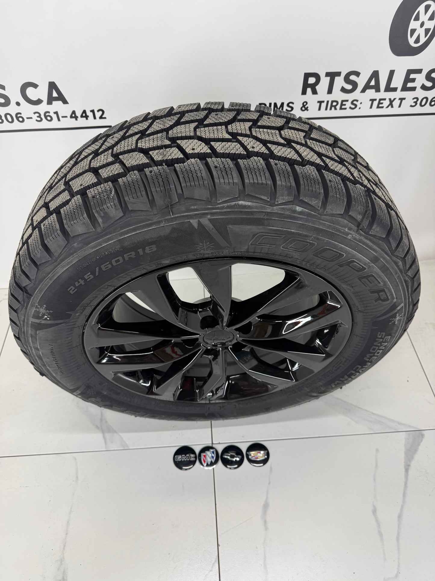 Cooper Endeavor Snow Claw Winter Tires on 17", 18", 19" RT Rims 5x115
