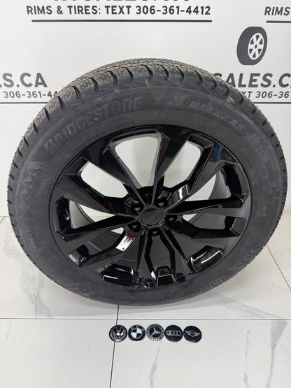 Bridgestone Icepeak Winter Tires on 18" Black RT Rims 5x112