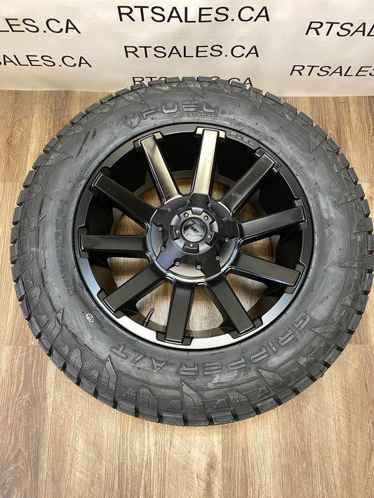 285/65/20 Fuel AT tires & rims 8x170 Ford F-350 SuperDuty
