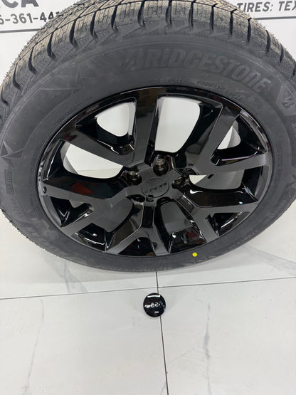 Bridgestone Blizzak Icepeak Winter Tires on 18" Replica 105 Rims 5x110