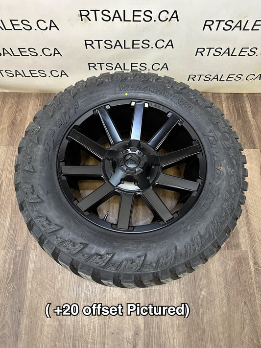 35x12.5x20 MT tires & rims 8x170 Ford F-350 SuperDuty