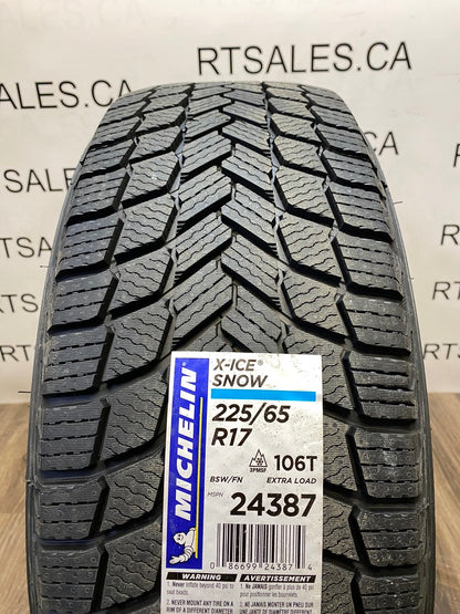 225/65/17 Michelin WINTER TIRES rims 5x108 FORD Lincoln Focus Escape Maverick